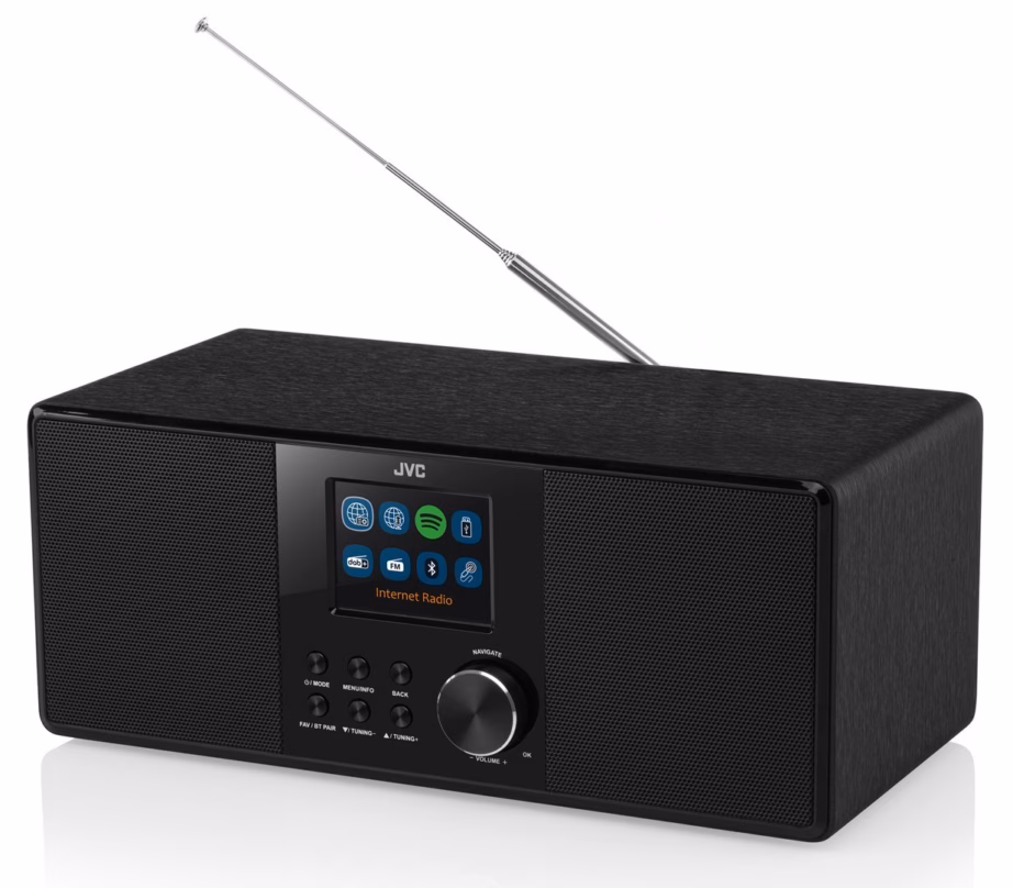 Internetiraadio JVC RA-E981B, Wi‑Fi, Bluetooth 4.2, 2 × 5 W, 2,8″ LCD - 3