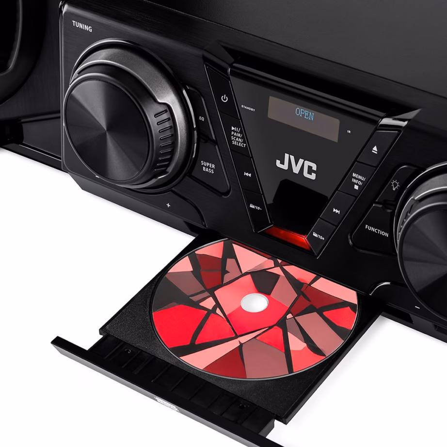 Mini-hifi süsteem JVC MX-E325B-DAB, 100 W, Bluetooth 5.3, DAB+/FM, CD ja USB - 5