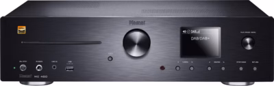 Võrgumängija Magnat MC 400, 2.0 stereo, 2 × 40 W, Bluetooth 5.0, Wi‑Fi, must
