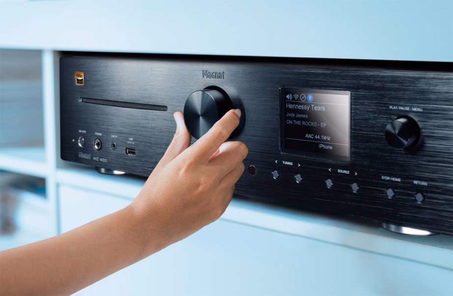 Võrgumängija Magnat MC 400, 2.0 stereo, 2 × 40 W, Bluetooth 5.0, Wi‑Fi, must - 9