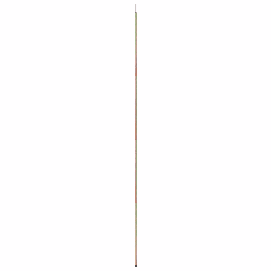 Päikesepurje post tsingitud terasest, 200 cm, vai ja nööriga - 2