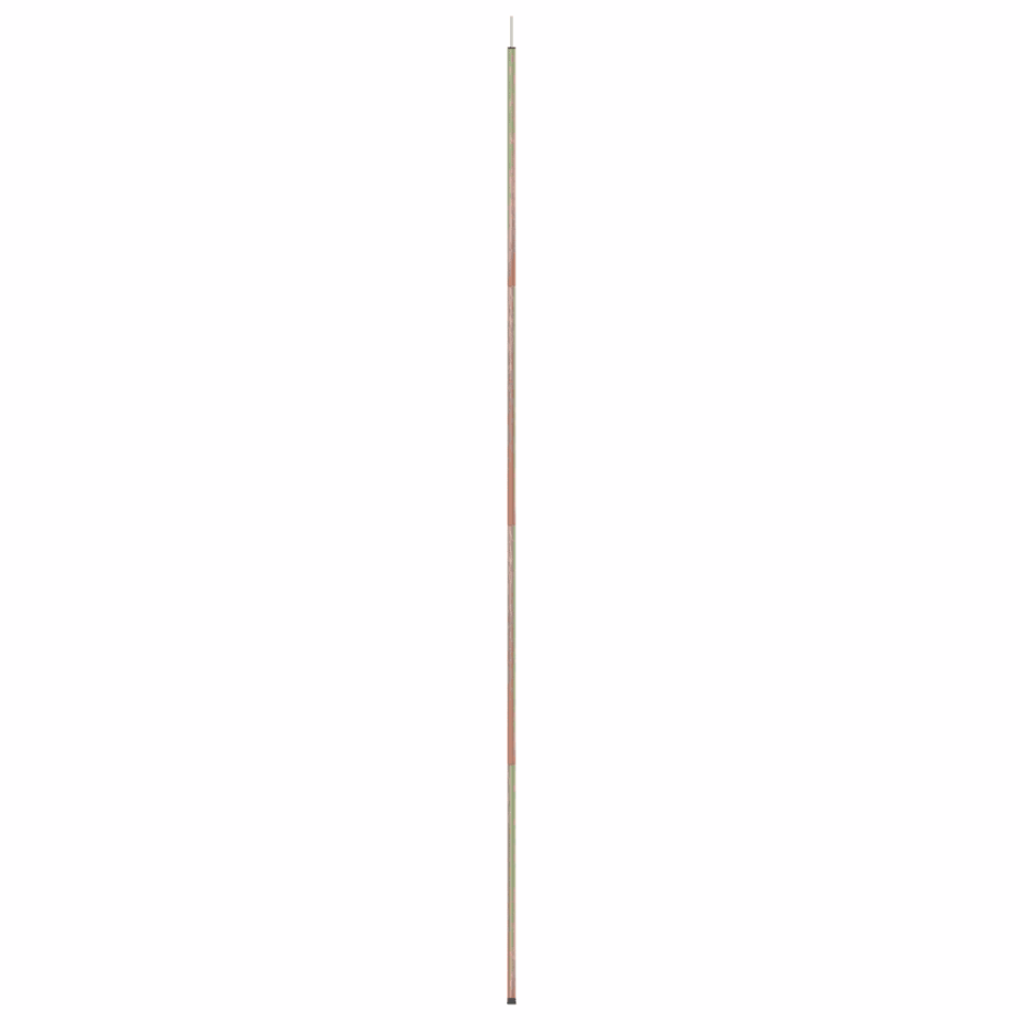 Päikesepurje post nööri ja vaiguga, tsingitud teras, 250 cm - 2