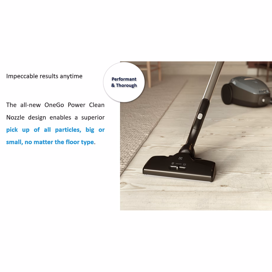 Tolmukotiga tolmuimeja Electrolux PD82-4MB SmartMode, 600 W, 57 dB, 3,5 l, sinine - 7