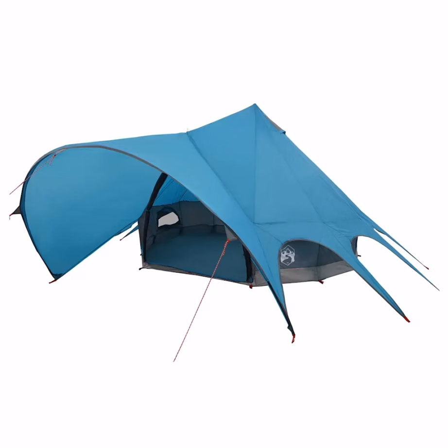 Veekindel pere teepee telk 5 inimesele, sinine/hall, 415 x 415 x 247 cm - 2