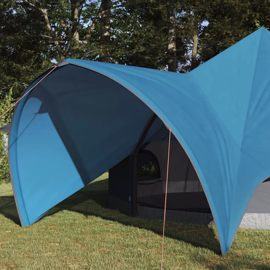Veekindel pere teepee telk 5 inimesele, sinine/hall, 415 x 415 x 247 cm - 3