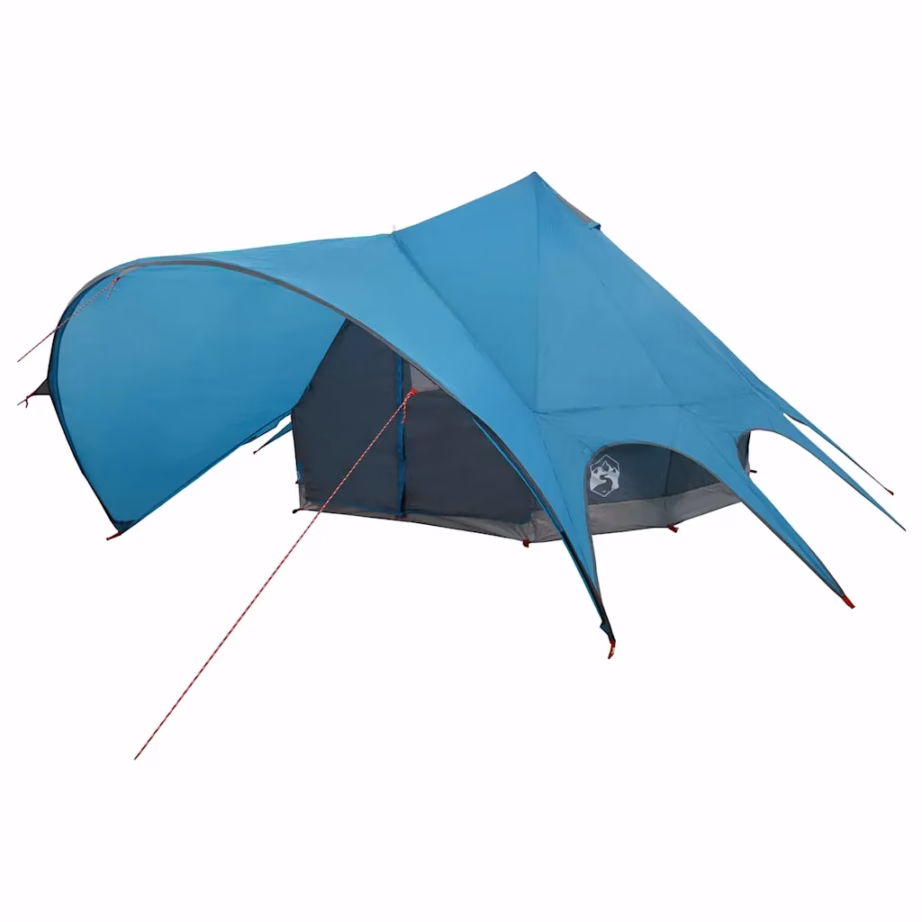 Veekindel pere teepee telk 5 inimesele, sinine/hall, 415 x 415 x 247 cm - 4