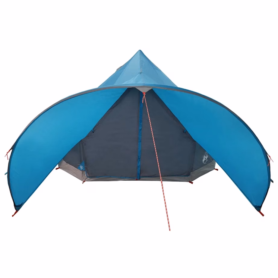 Veekindel pere teepee telk 5 inimesele, sinine/hall, 415 x 415 x 247 cm - 5