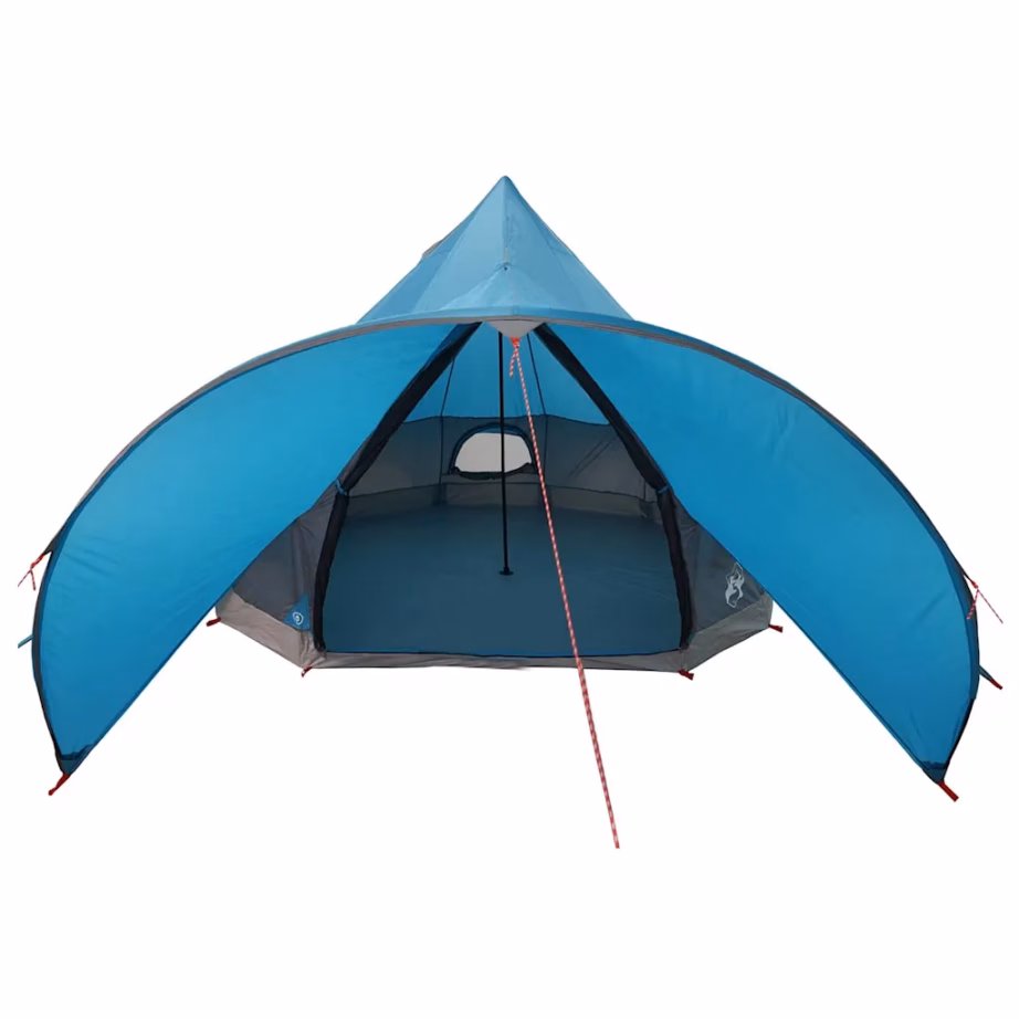 Veekindel pere teepee telk 5 inimesele, sinine/hall, 415 x 415 x 247 cm - 6
