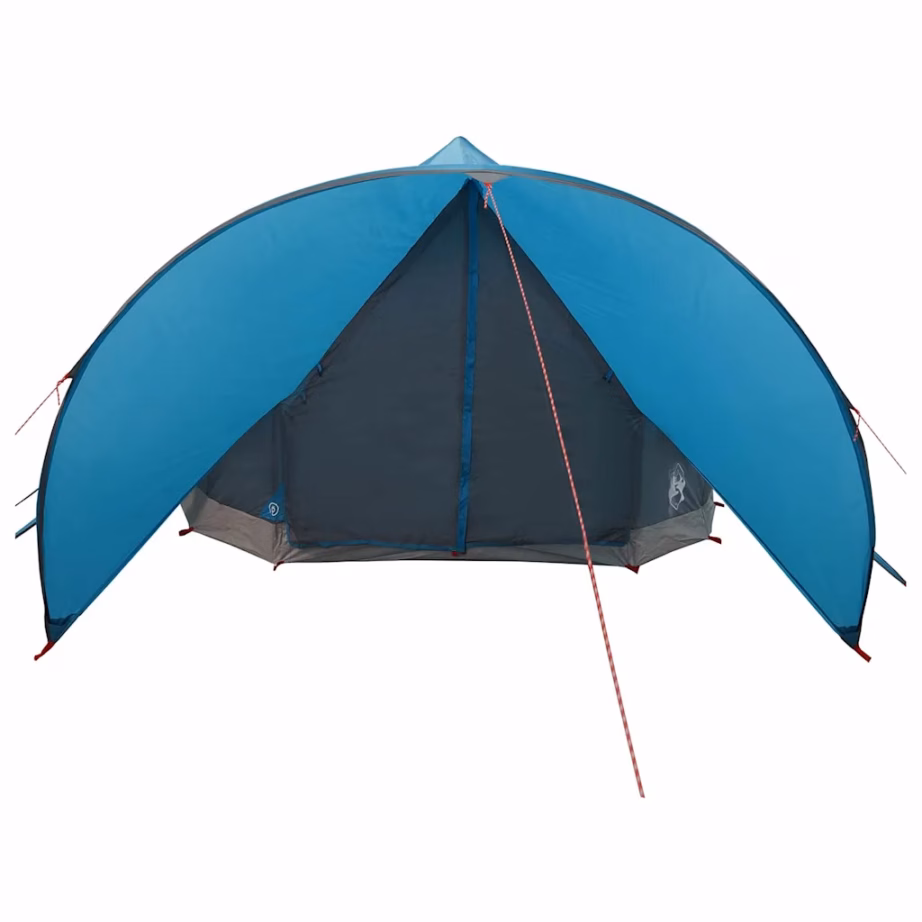 Pere teepee telk 9 inimesele, sinine-hall, veekindel, 502 x 502 x 297 cm - 5
