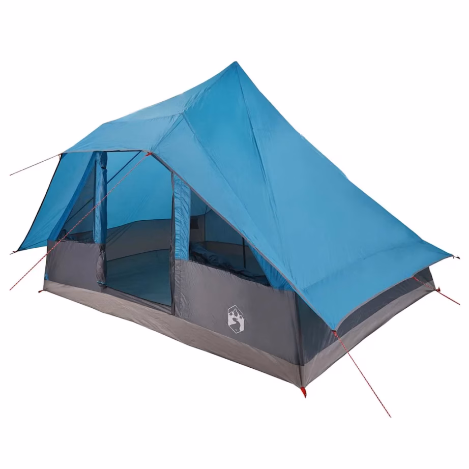 Pere tipi telk, sinine taft, 10-le, 364 x 281 x 257 cm - 2