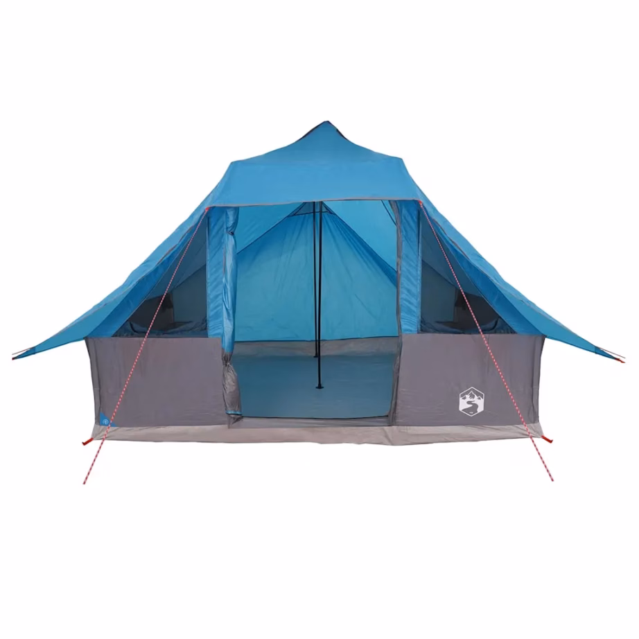 Pere tipi telk, sinine taft, 10-le, 364 x 281 x 257 cm - 4