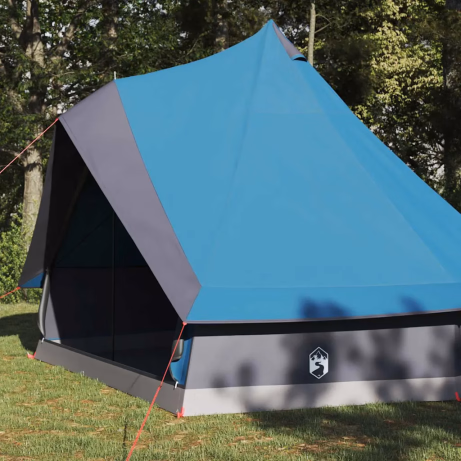 Pere tipi telk 8-le, sinine taft, 400 x 346 x 250 cm - 3