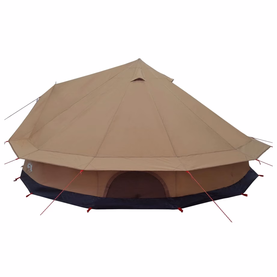 Veekindel pruun peretelk 10 inimesele, 185T polüester PU-kattega, 500 x 500 cm - 4