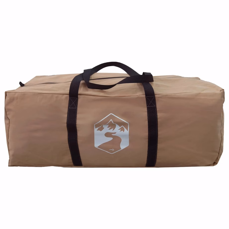 Veekindel pruun peretelk 10 inimesele, 185T polüester PU-kattega, 500 x 500 cm - 6