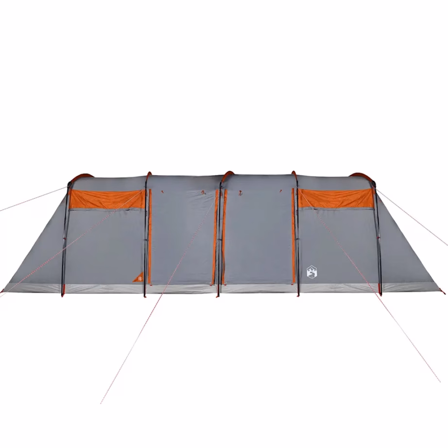 Veekindel tunneltüüpi peretelk varikatusega, 10 inimesele, hall ja oranž, 698 x 370 cm - 9