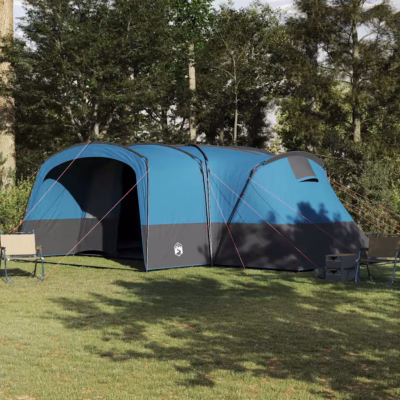 Peretelk 12 inimesele veranda ja E-portiga, sinine/hall, 760 x 645 x 230 cm