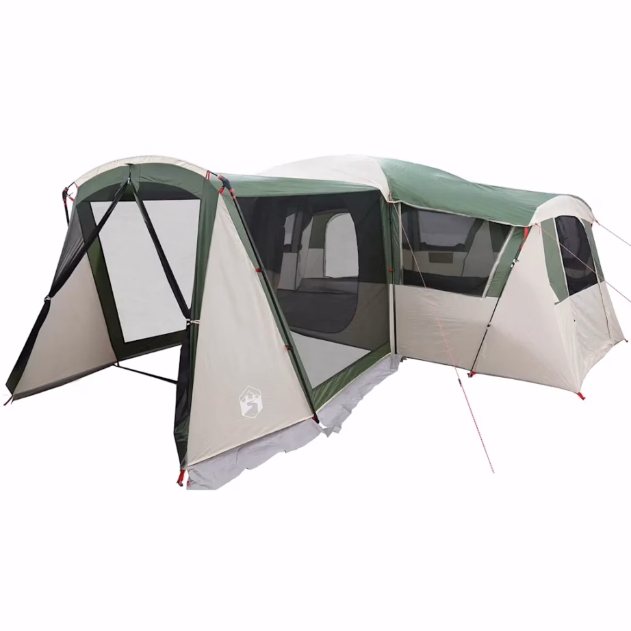 Peretelk 20 inimesele verandaga, roheline-valge, 745 x 700 x 217 cm - 2