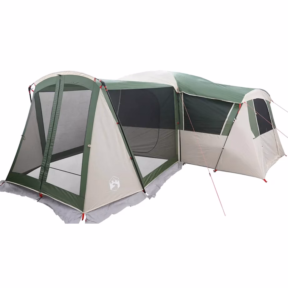Peretelk 20 inimesele verandaga, roheline-valge, 745 x 700 x 217 cm - 4