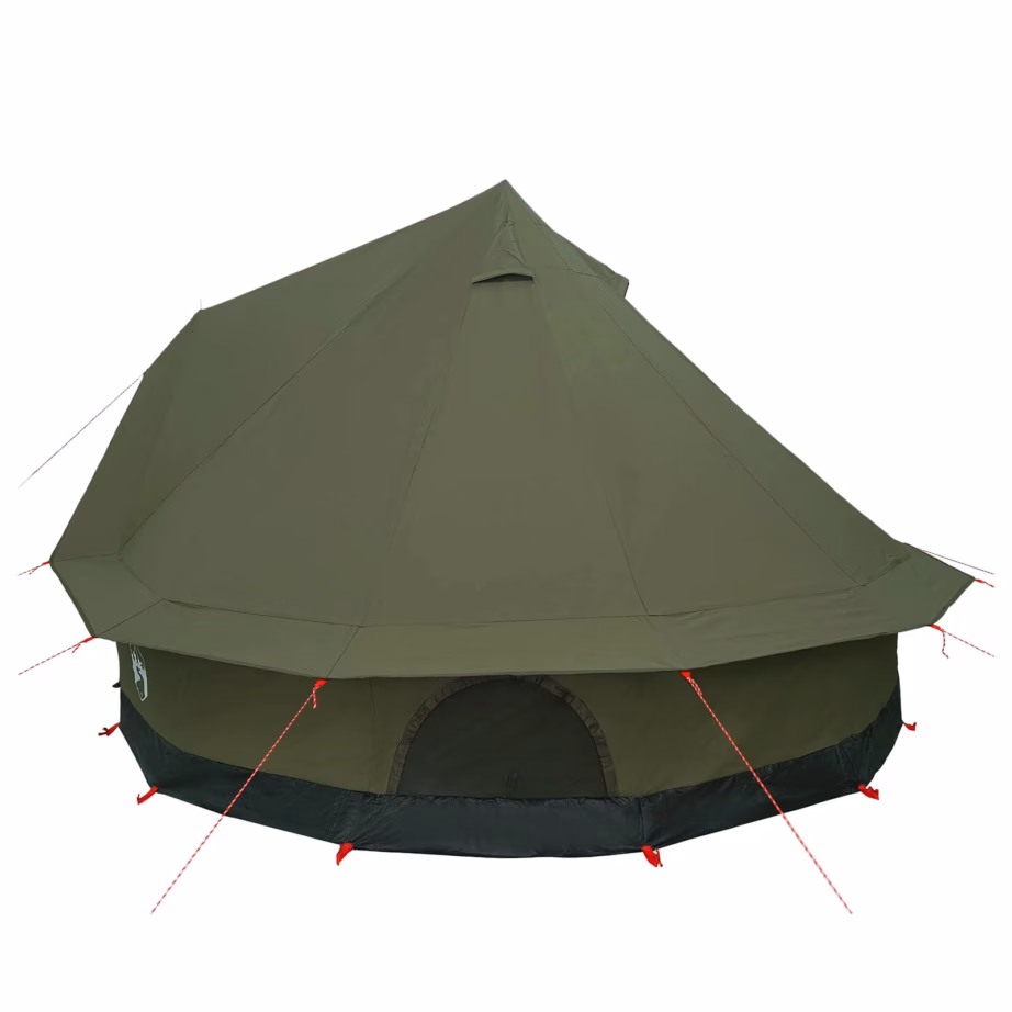Peretelk 6 inimesele, armeeroheline, 185T polüester PU-kattega, 300 x 300 x 198 cm - 4
