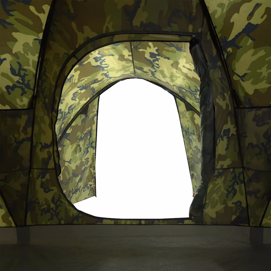 Veekindel peretelk 6 inimesele, kuppeltelk, kamuflaaž, 375 x 225 x 176 cm - 10