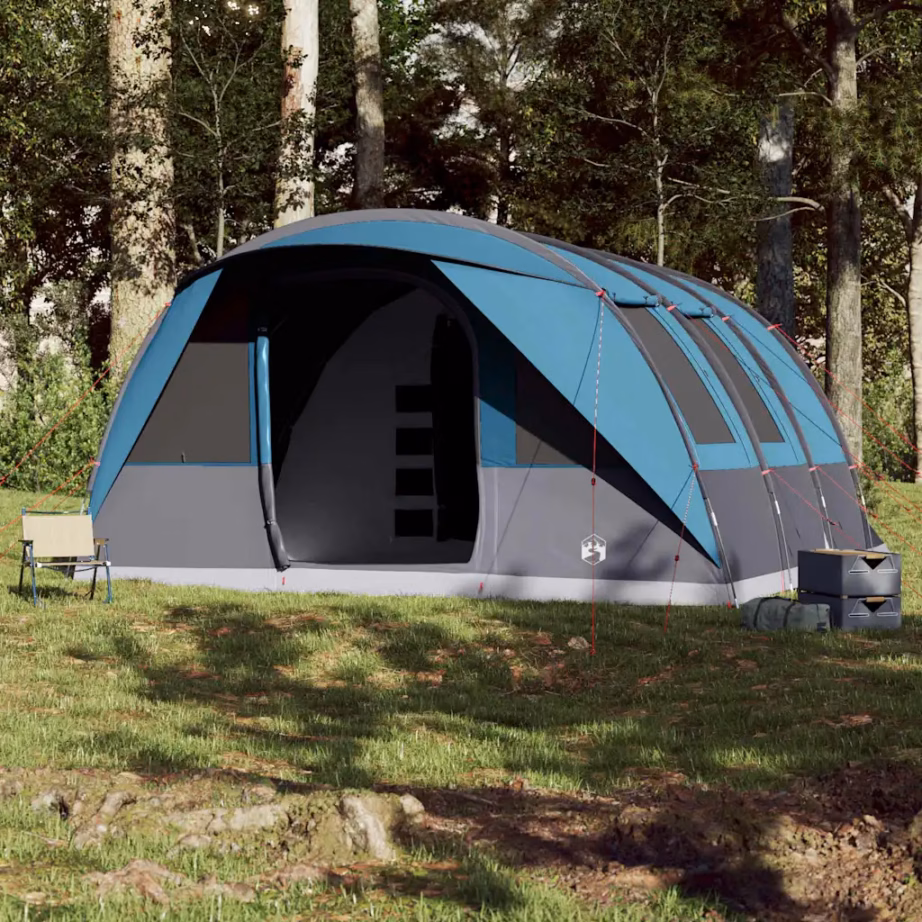 Veekindel sinine tunneltelk peredele, 7 inimesele, 3 magamistoaga, 470 x 435 x 210 cm - 3