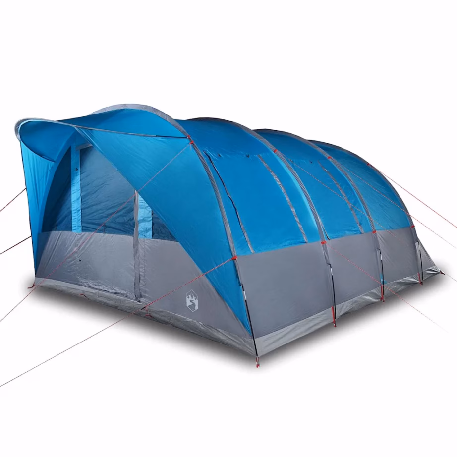 Veekindel sinine tunneltelk peredele, 7 inimesele, 3 magamistoaga, 470 x 435 x 210 cm - 4