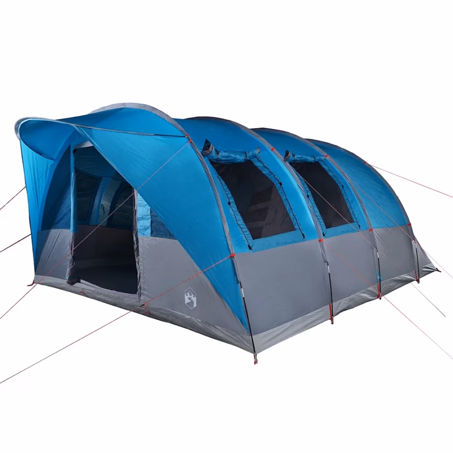 Veekindel sinine tunneltelk peredele, 7 inimesele, 3 magamistoaga, 470 x 435 x 210 cm - 5