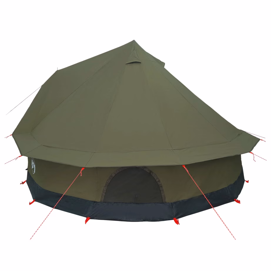 Peretelk 8 inimesele, armeeroheline, veekindel 185T polüester, 410 x 410 x 248 cm - 4