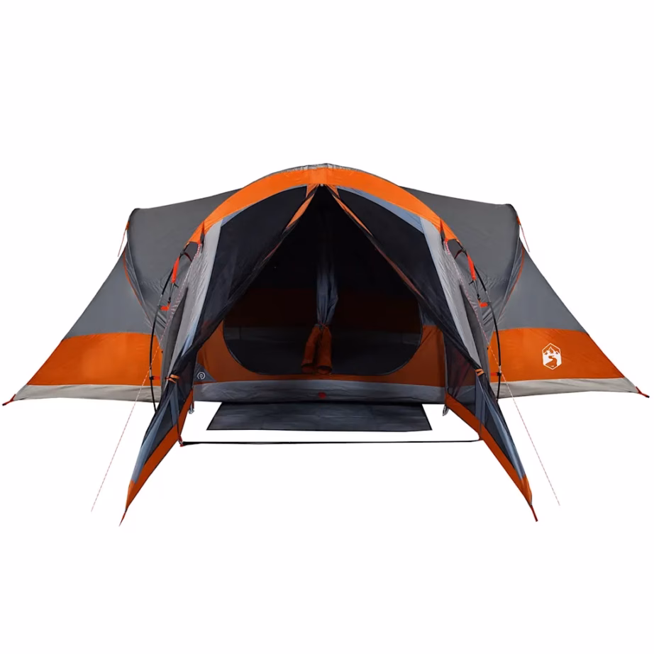 Veekindel peretelk 8 inimesele, tipi stiilis, hall ja oranž, 490 x 459 x 196 cm - 7