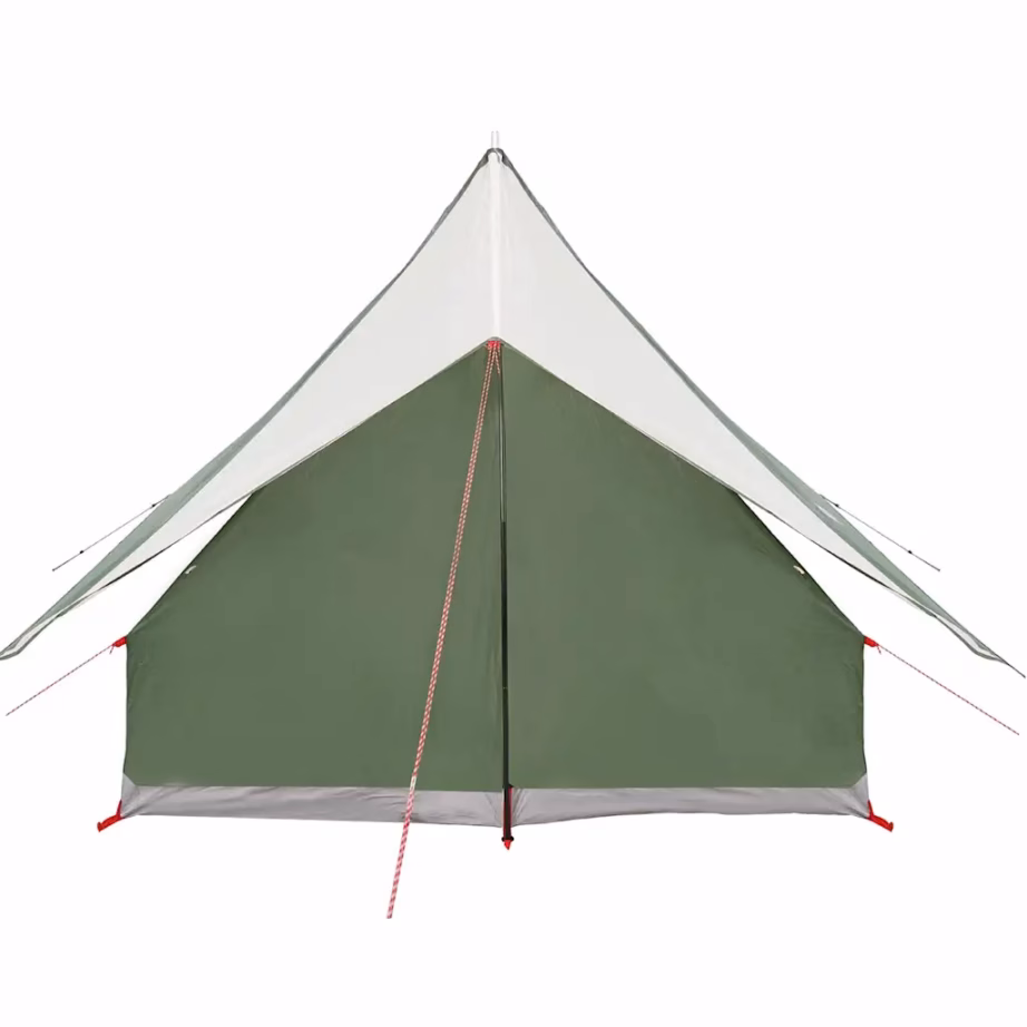 Peretelk katuse ja õhuavaga, roheline/valge, 220 x 220 x 184 cm - 6