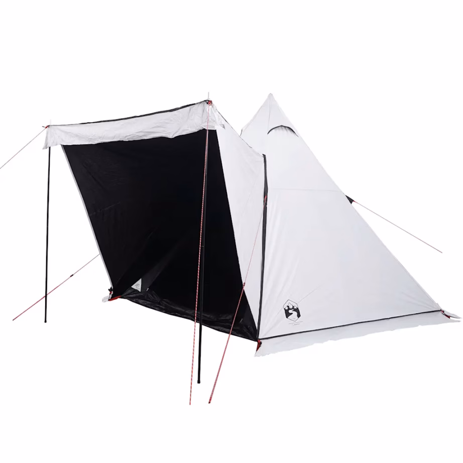 Veekindel pimendav tipi peretelk 6 inimesele, valge, 408 x 350 x 240 cm - 3