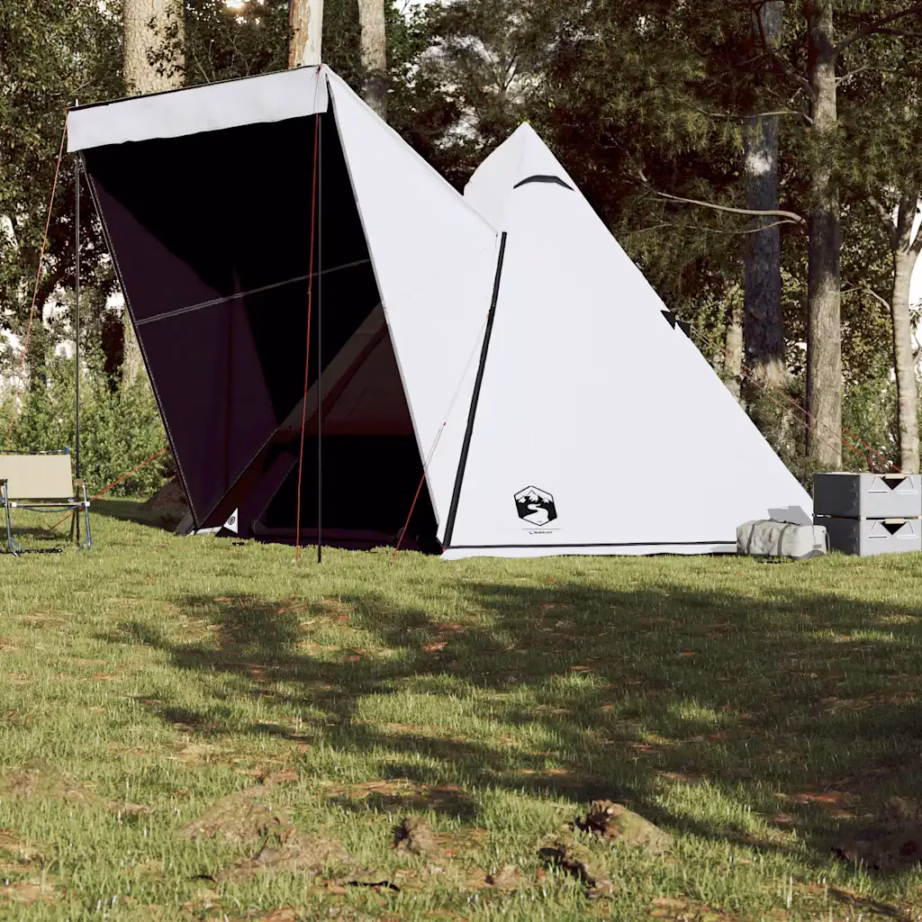 Veekindel pimendav tipi peretelk 6 inimesele, valge, 408 x 350 x 240 cm - 4