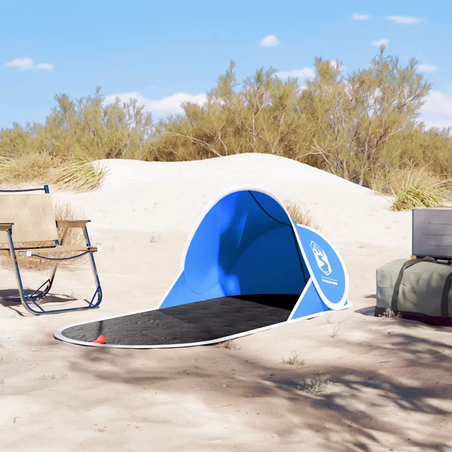 Pop-up rannatelk, veekindel taevasinine, 190 x 80 x 60 cm - 3