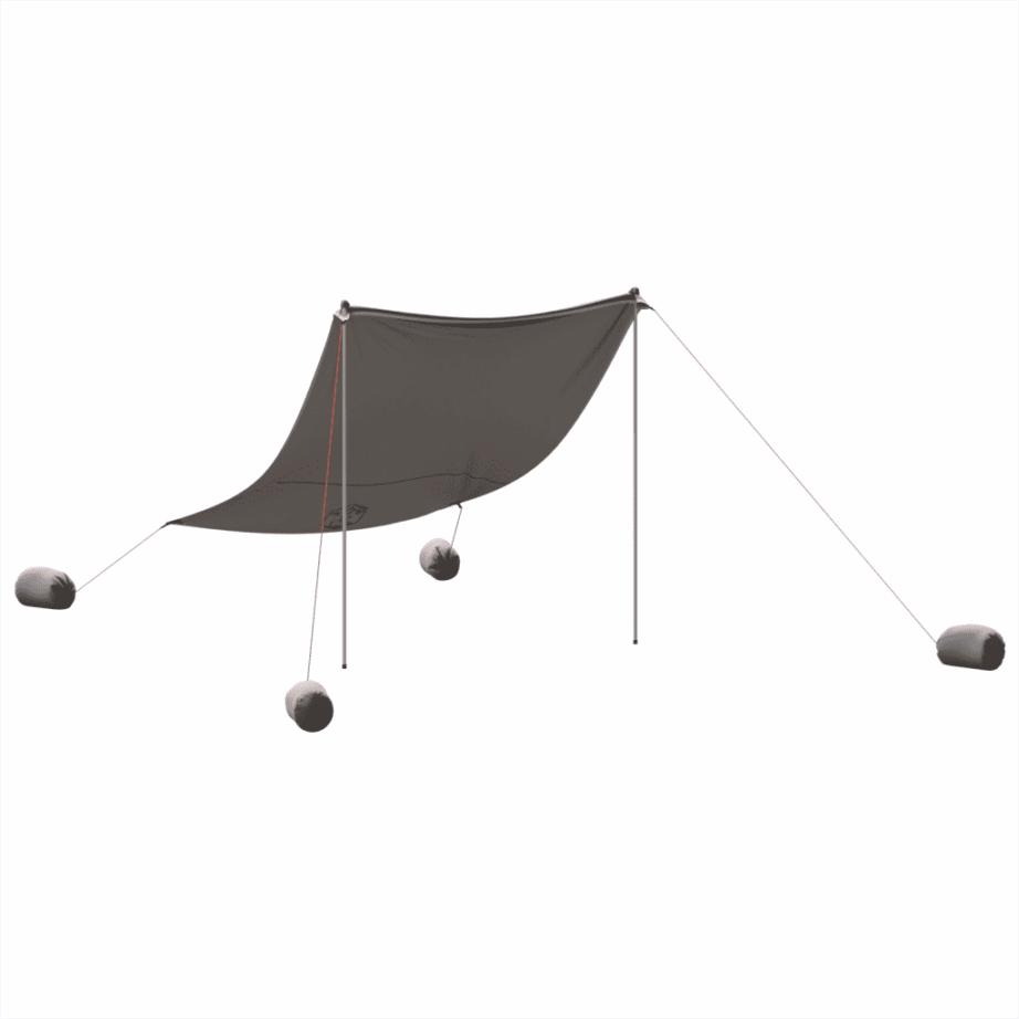 Rannapurjevari liivakottidega, hall, UV 40+, 214 x 236 cm - 2