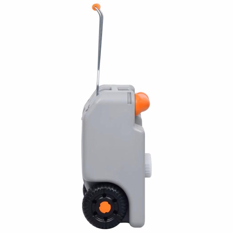 Ratastega veepaak matkamiseks, 25 l, hall, HDPE PP, reguleeritava sangaga - 5
