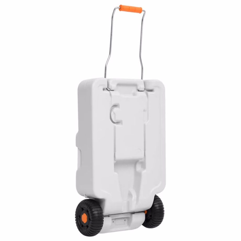 Ratastega veepaak matkamiseks, 30 l, hall HDPE - 4