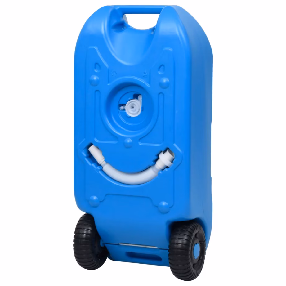 Ratastega veepaak matkamiseks, 40 l, sinine - 4