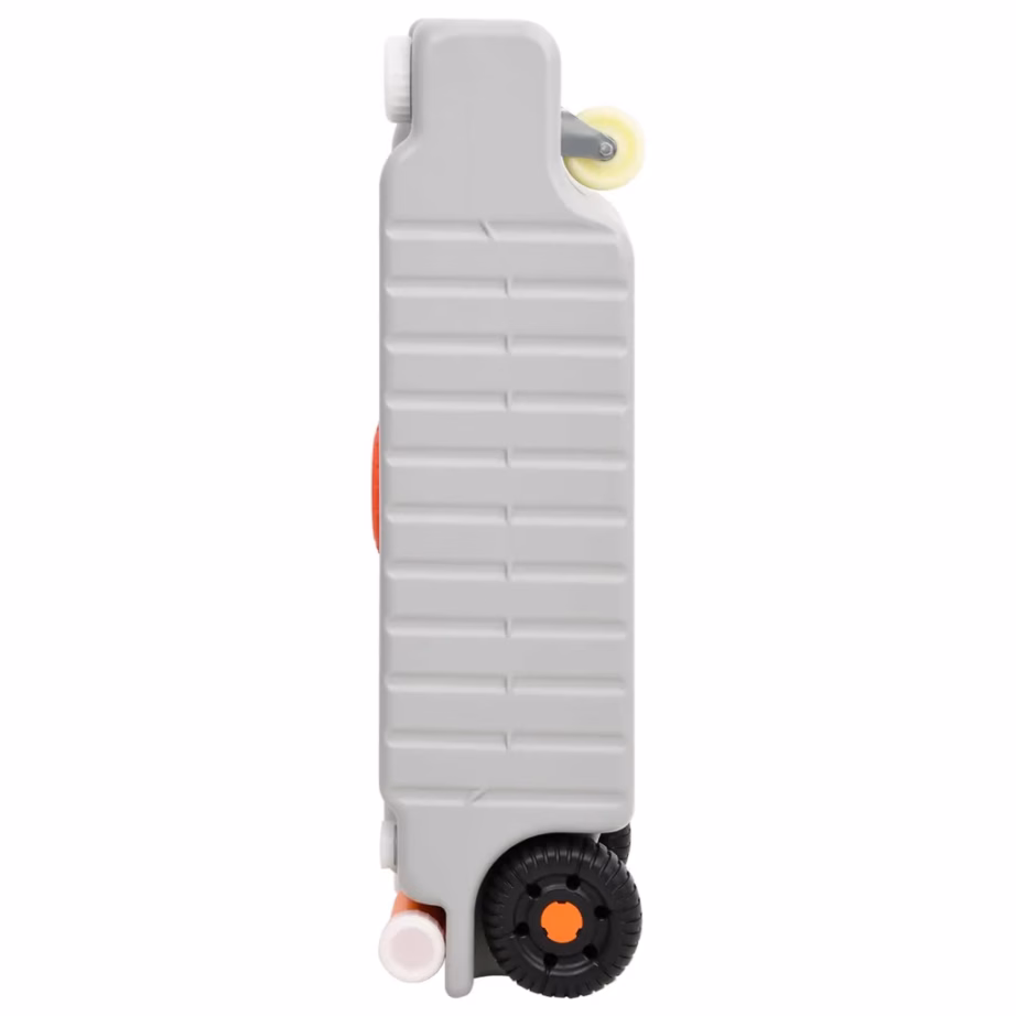 Ratastega veepaak matkamiseks, 75 l, hall HDPE, 106 x 37 x 29 cm - 4
