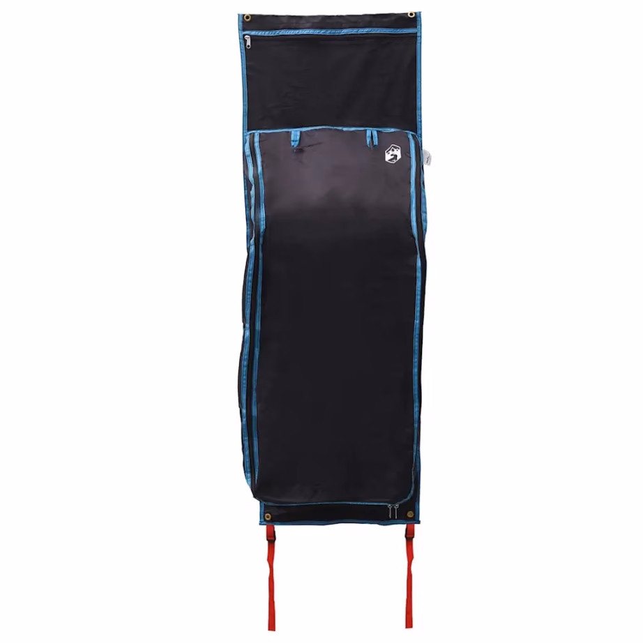 Rippuv matkatarvete hoiukott, must-sinine Oxford, 140 x 40 cm - 6