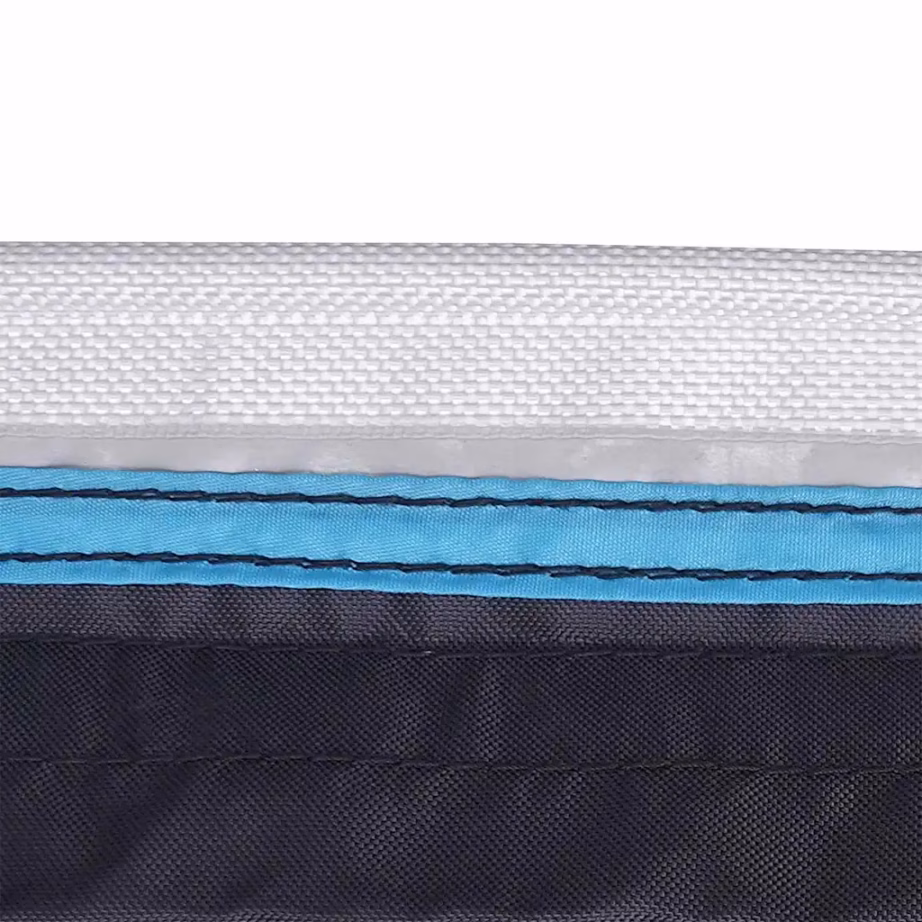Rippuv matkatarvete hoiukott, must-sinine Oxford, 140 x 40 cm - 10