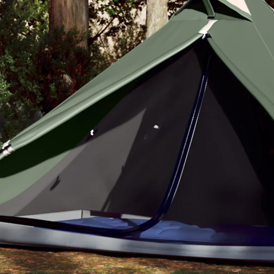 Riputatav ühe inimese tipi-matkatelk, roheline, veekindel, 255 x 153 x 130 cm - 3