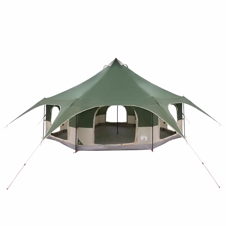 Peretelk roheline 10-inimesele, 185T polüester PU-kattega, 455 x 455 x 286 cm - 5