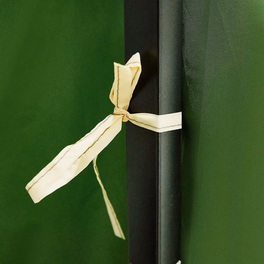 Pere telk varikatusega, roheline, taft, 520 x 520 x 190 cm - 6