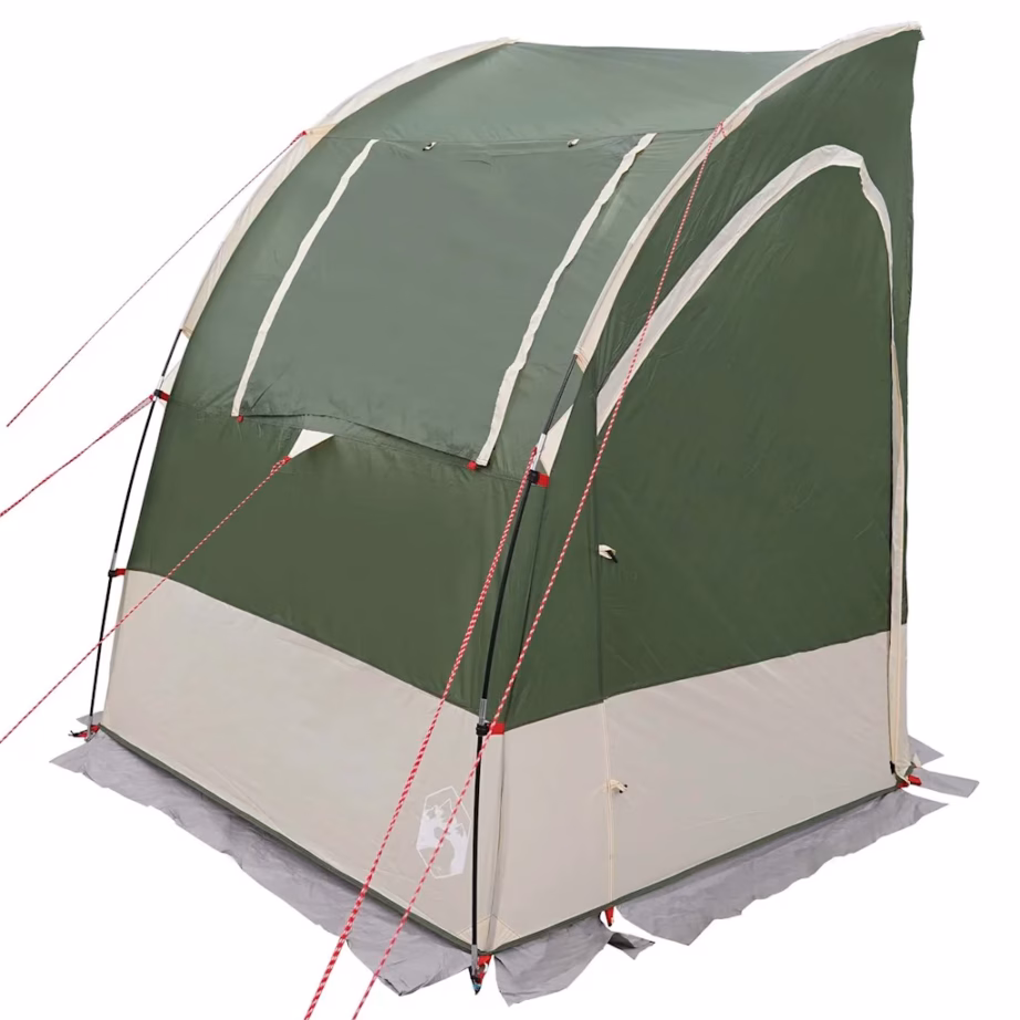 Tagaluugitelk katusega, roheline taft, 194 x 180 x 210 cm - 2