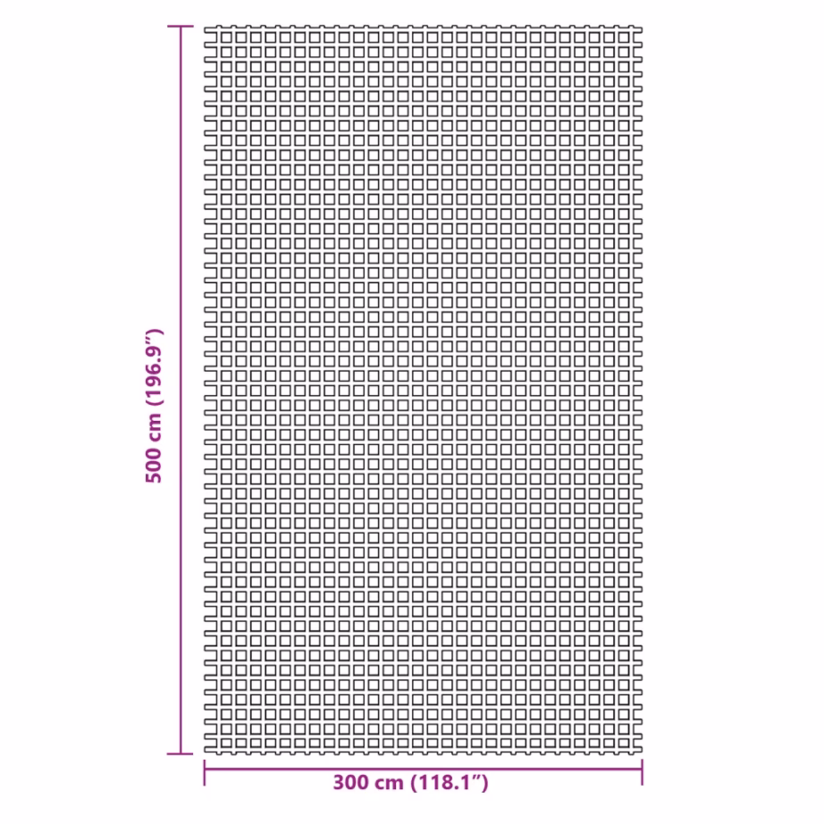 Roheline telgivaip haagissuvila varikatuse alla, PVC-vahtkattega polüestervõrk, 5 x 3 m - 7