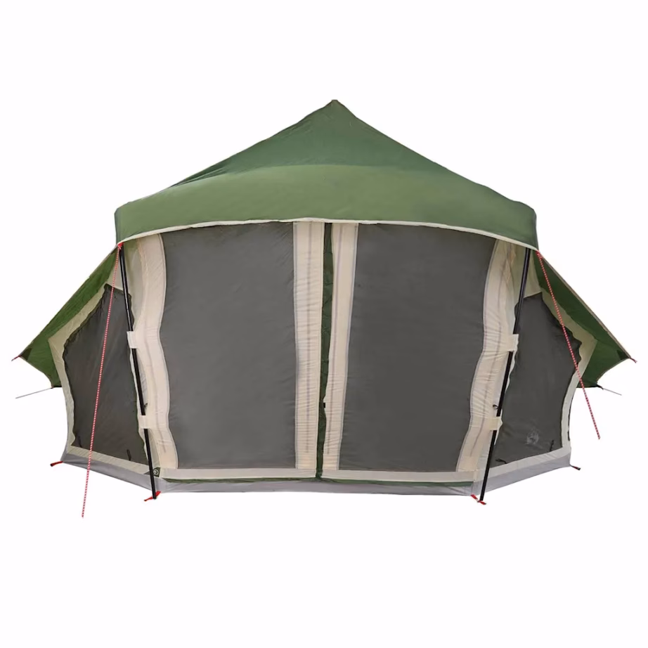 Peretelk tipi katusega, õhuavaga, roheline, 10-le, taft, 508 x 470 x 300 cm - 11
