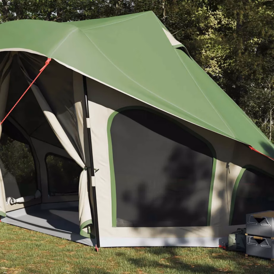 Peretelk tipi katusega, õhuavaga, roheline, 10-le, taft, 508 x 470 x 300 cm - 3