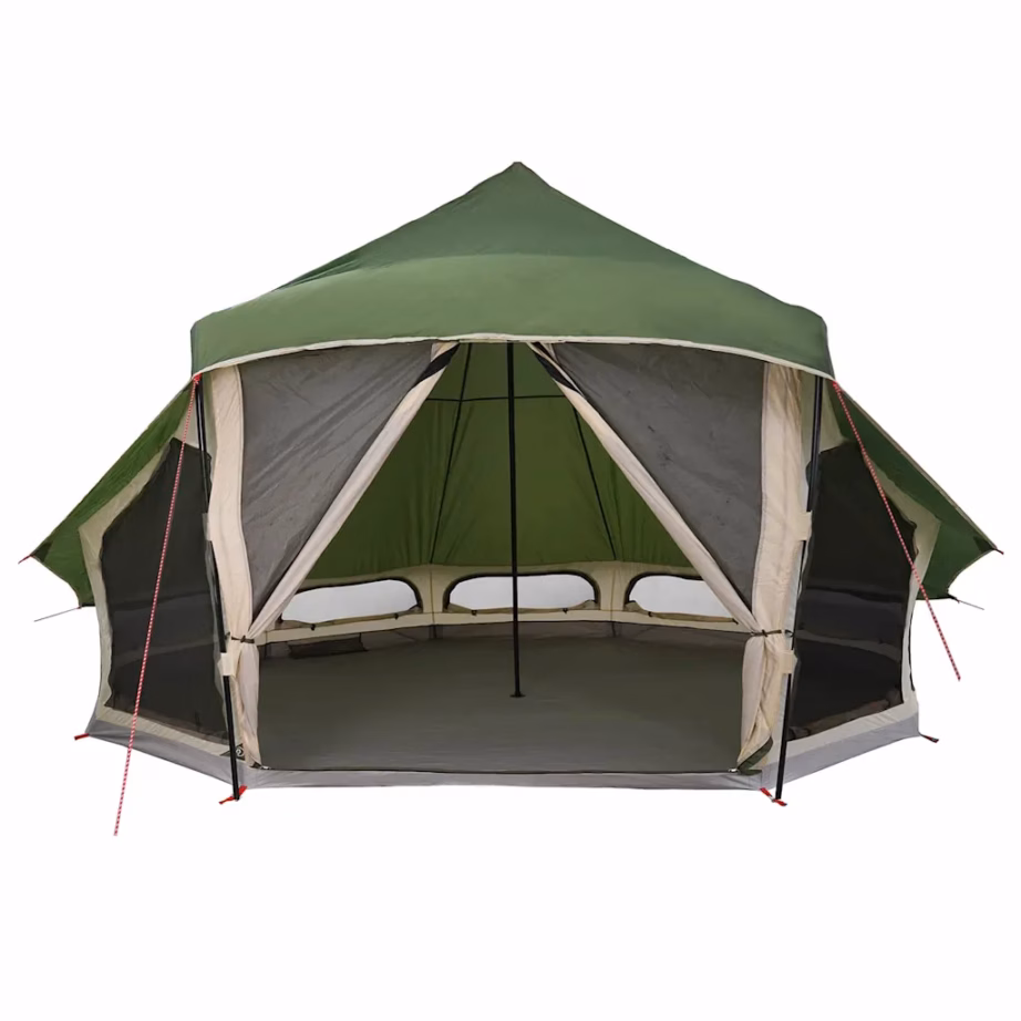 Peretelk tipi katusega, õhuavaga, roheline, 10-le, taft, 508 x 470 x 300 cm - 4