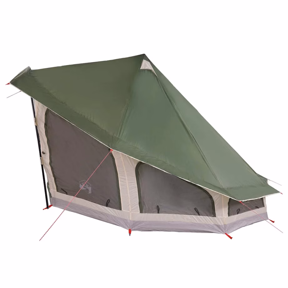 Peretelk tipi katusega, õhuavaga, roheline, 10-le, taft, 508 x 470 x 300 cm - 5