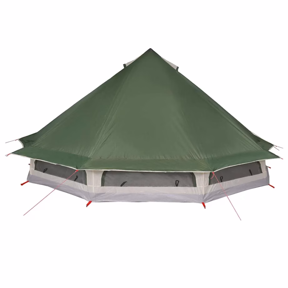 Peretelk tipi katusega, õhuavaga, roheline, 10-le, taft, 508 x 470 x 300 cm - 6